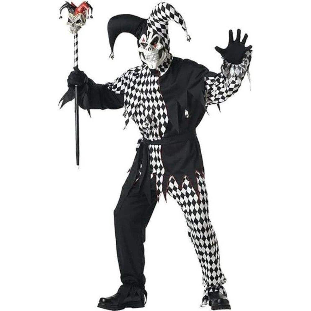 Evil Jester Costume - Plus Size‎ - Chest Size 48-52